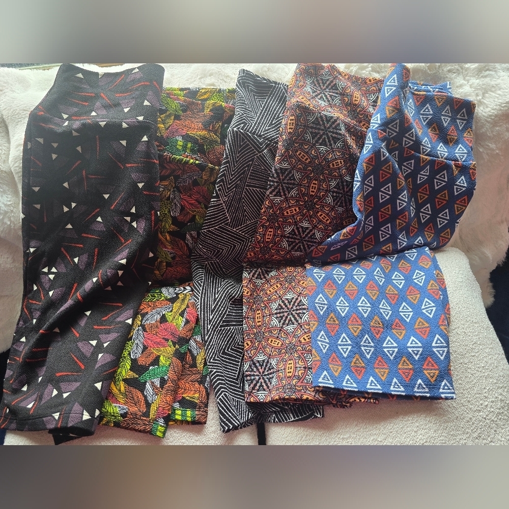 LuLaRoe, BUNDLE OF 5,  Cassie,  Patterned Skirts Collection, Size S